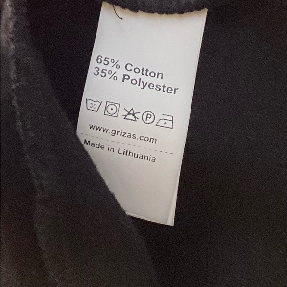 Grizas classic black pencil skirt in soft cotton blend, Lg - Picture 7 of 8